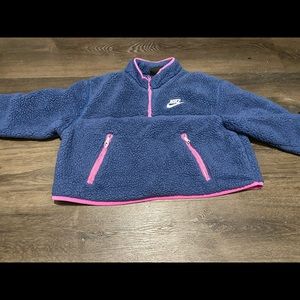 Nike Half Zip Crop Sweater